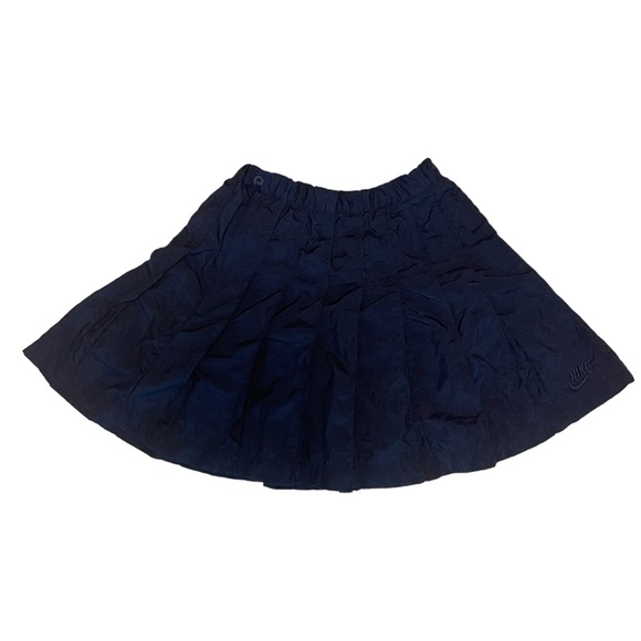 Nike Dresses & Skirts - Nike Blue Nylon Swish Pleated Tennis Skirt Size 6 XS Sport Athleisure Vintage